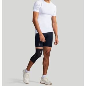 NWT TOMMIE COPPER RECOVERY KNEE SLEEVE SILVER HEATHER MEDIUM UNISEX MSRP $30
